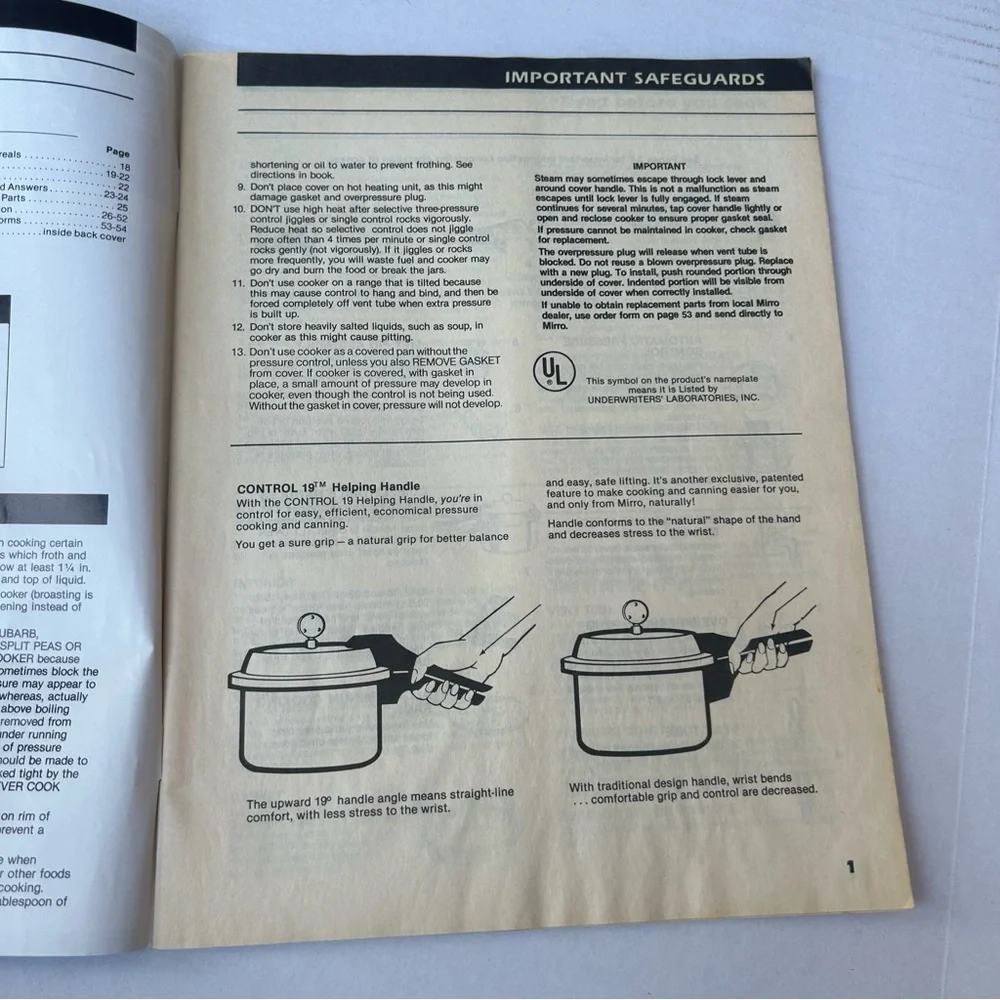 3/$12! MIRRO Speed Cookers & Canners Recipe & Instruction Book English & Spanish